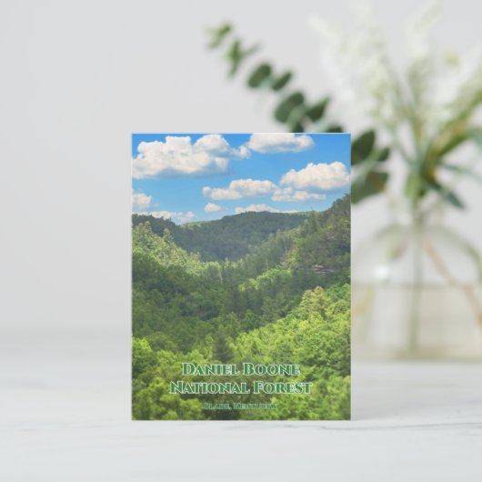 Daniel Boone National Forest uitzicht op Kentucky Briefkaart (Staand voorkant)