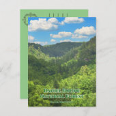 Daniel Boone National Forest uitzicht op Kentucky Briefkaart (Voorkant / Achterkant)