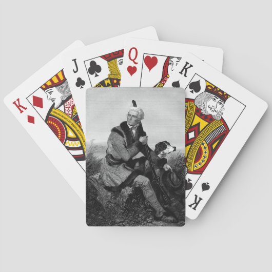 Daniel Boone Pokerkaarten (Achterkant)
