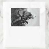 Daniel Boone Rechthoekige Sticker (Tas)