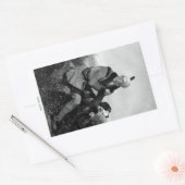 Daniel Boone Rechthoekige Sticker (Envelop)