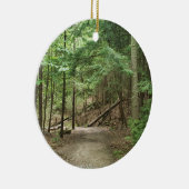 Daniel Boone Wilderness Trail, Cumberland Gap TN Keramisch Ornament (Rechts)