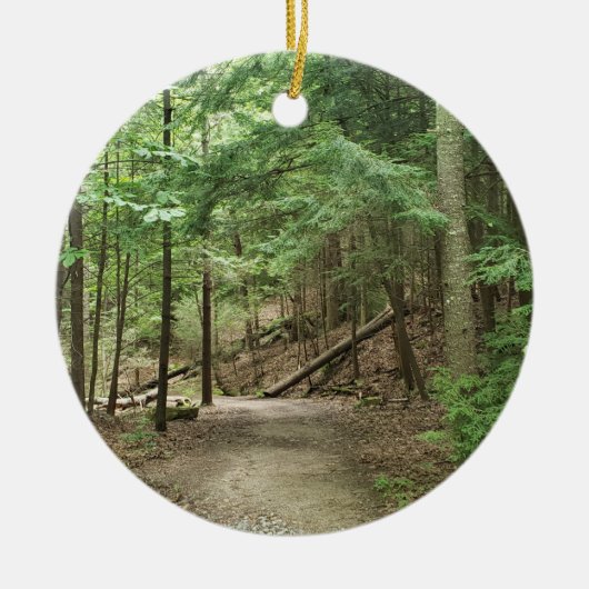 Daniel Boone Wilderness Trail, Cumberland Gap TN Keramisch Ornament (Voorkant)