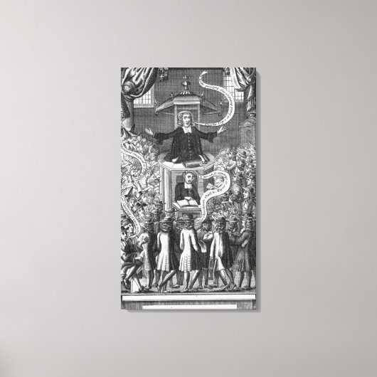 Daniel Burgess, illustratie van 'Portrets' Canvas Afdruk (Voorkant)