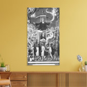 Daniel Burgess, illustratie van 'Portrets' Canvas Afdruk (Insitu (Woonkamer))