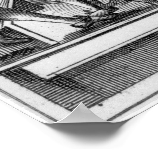 Daniel Burgess, illustratie van 'Portrets' Poster (Hoek)