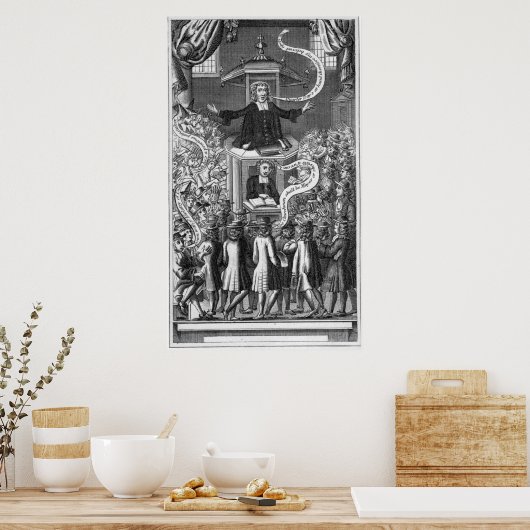 Daniel Burgess, illustratie van 'Portrets' Poster (Keuken)