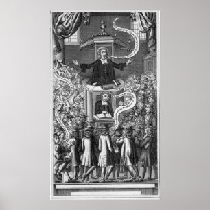 Daniel Burgess, illustratie van 'Portrets' Poster