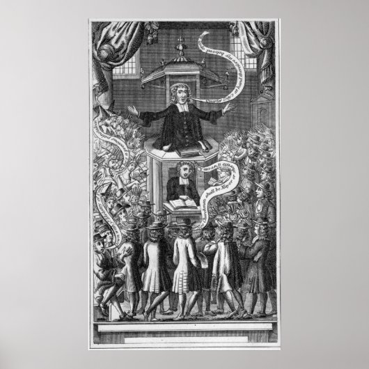 Daniel Burgess, illustratie van 'Portrets' Poster (Voorkant)