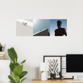 daniel caesar minimale albumcover poster (Thuiskantoor)