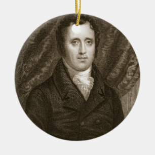 Daniel D. Tompkins (1774-1825), gegraveerd door Th Keramisch Ornament