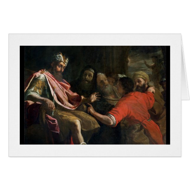 Daniel die Nebuchadnezzar's eerste droom interpret (Voorkant Horizontaal)
