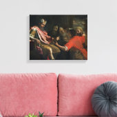 Daniel die Nebuchadnezzar's eerste droom interpret Canvas Afdruk (Insitu (Woonkamer))
