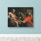 Daniel die Nebuchadnezzar's eerste droom interpret Canvas Afdruk (Insitu (Houten vloer))