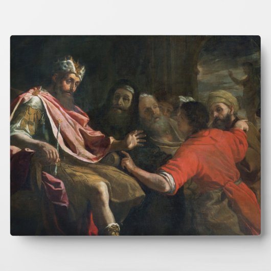 Daniel die Nebuchadnezzar's eerste droom interpret Fotoplaat (Voorkant)