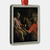 Daniel die Nebuchadnezzar's eerste droom interpret Metalen Ornament (Rechts)