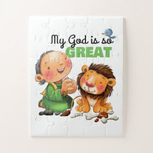 Daniel en de leeuwen kinder puzzel