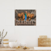 Daniel en The Lion's Den - Girl Poster (Keuken)