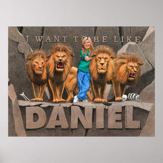 Daniel en The Lion's Den - Girl Poster (Voorkant)
