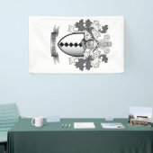 Daniel Family Crest Coat of Arms Spandoek (Beurs)