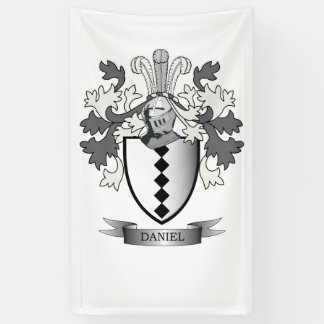 Daniel Family Crest Coat of Arms Spandoek