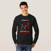 Daniel Gaming is mijn leven gepersonaliseerd T-shirt (Voorkant volledig)