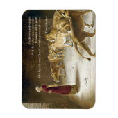 Daniel in de Bijbel Kunstgeschrift van de Lion Magneet (Verticaal)