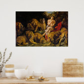 Daniel in de Den Haag van de Lion Poster (Keuken)