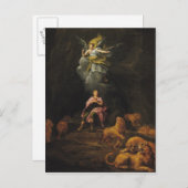 Daniel in de Den of Lions Briefkaart (Voorkant / Achterkant)