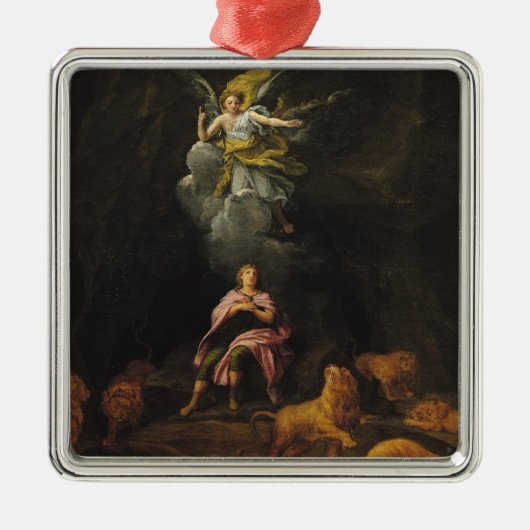 Daniel in de Den of Lions Metalen Ornament (Voorkant)