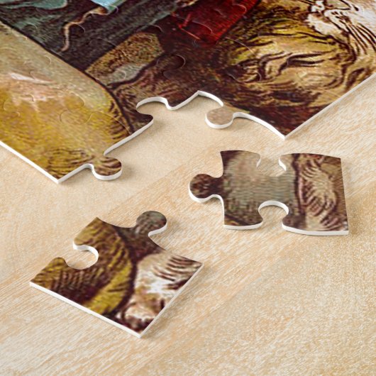 Daniel in de den Puzzle Design 2 van de leeuw Legpuzzel (Zijkant)