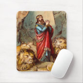 Daniel in de leeuw van den mousepad muismat (Met muis)