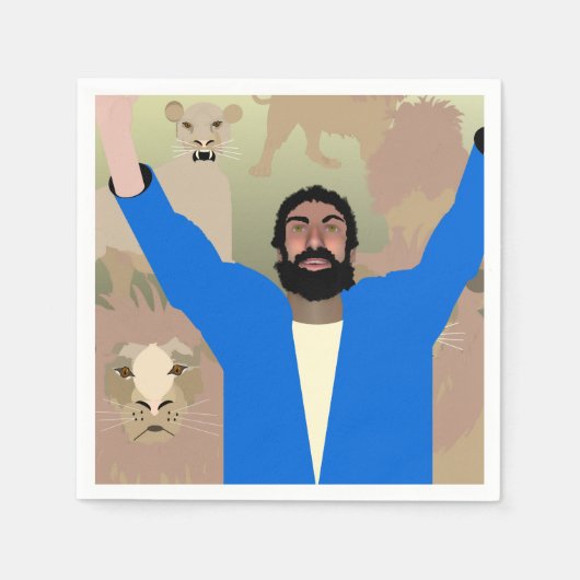 Daniel in de Leeuwen' Den alt servetten (Voorkant)