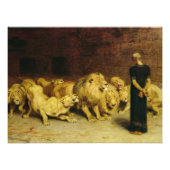 Daniel in de Leeuwen' Den door Brit Riviere Foto Afdruk (Voorkant)