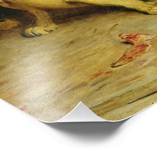 Daniel in de Leeuwen' Den door Brit Riviere Foto Afdruk (Hoek)