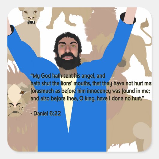 Daniel in de Leeuwen' Den I Stickers (Voorkant)