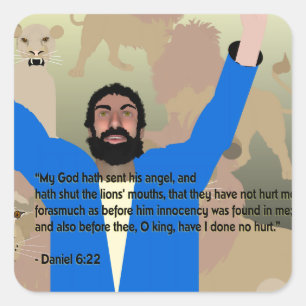 Daniel in de Leeuwen' Den I Stickers