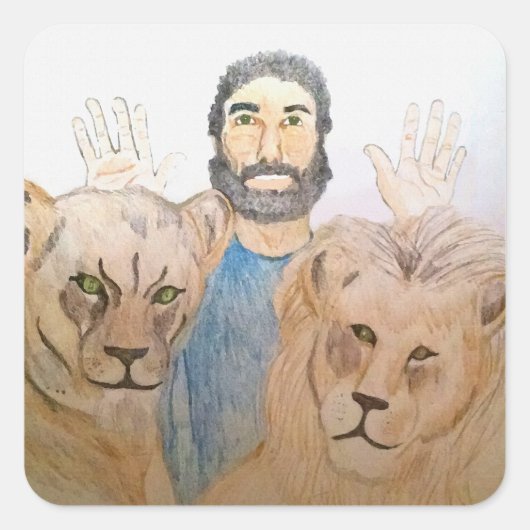 Daniel in de Leeuwen' Den II Stickers (Voorkant)