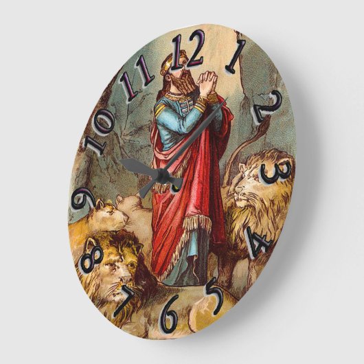 Daniel in de leeuwenklokk grote klok (Hoek)