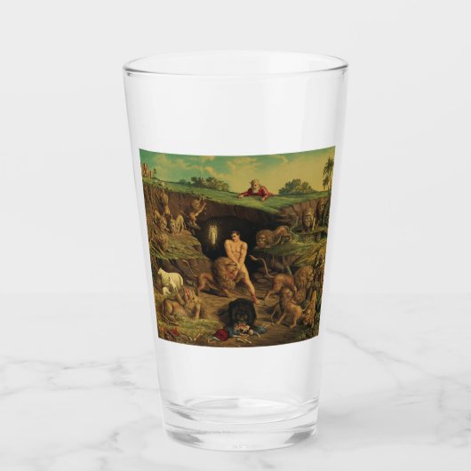 Daniël in de Leeuwenkuil Glas (Voorkant)