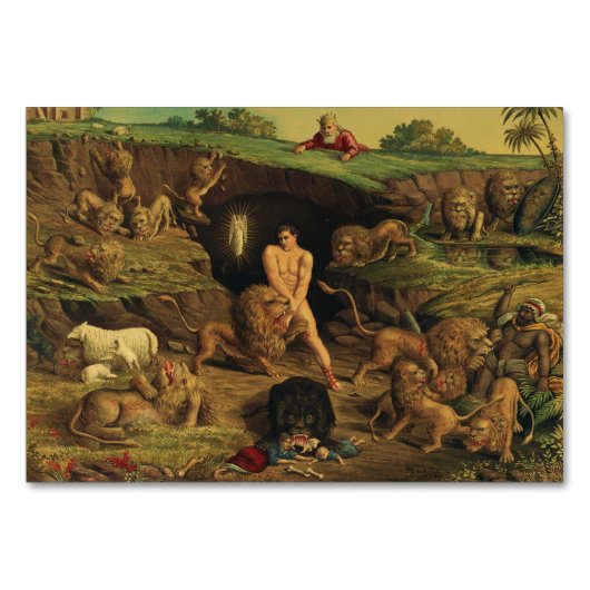 Daniël in de Leeuwenkuil Kaart (Voorkant)