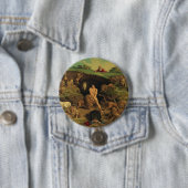 Daniël in de Leeuwenkuil Ronde Button 7,6 Cm (In situ)