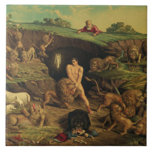 Daniël in de Leeuwenkuil Tegeltje