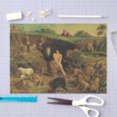 Daniël in de leeuwenkuil tissuepapier (Craft)