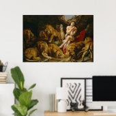 DANIEL IN DE LIONS DEN POSTER (Thuiskantoor)