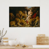 DANIEL IN DE LIONS DEN POSTER (Keuken)