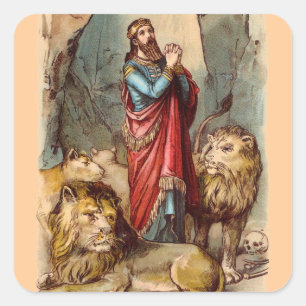 Daniel in de Sticker van Lions Den Haag