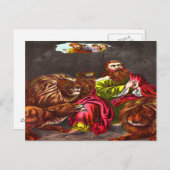 Daniel in het briefkaart van de leeuw (Voorkant / Achterkant)