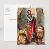 Daniel in het briefkaart van de leeuw (Voorkant / Achterkant)