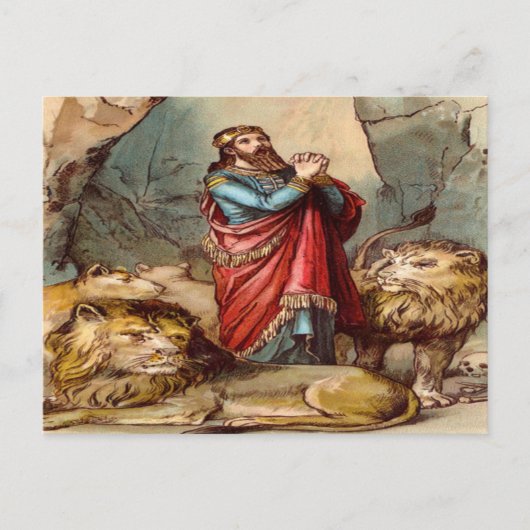 Daniel in het briefkaart van de leeuw (Voorkant)